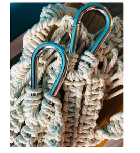 Wooden Seat <b>Swing</b> for Baby Boho Decor Ceilling Hanging <b>Swing</b> OUTDOOR HANDMADE COTTON TWISTED BABY <b>SWING</b> - Product Image 3