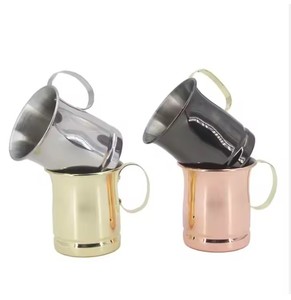 แก้วกาแฟค็อกเทลมอสโกมิวล์ชุบเงาสูงแก้วมักดีไซน์ยอดนิยมแก้วทองแดงผสมทองแดงดีไซน์บาร์ - Product Image 4