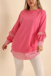 Sudadera informal de alta calidad con cuello redondo para mujer, sudadera EXTRA LARGA con logotipo personalizado, sudadera con diseños personalizados para mujer - Product Image 5