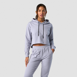 Sudaderas Cortas de Punto con Estampado de Moda al por Mayor para Mujer, Sudadera Holgada con Logotipo Personalizado, Estilo Urbano Moderno, Sudadera Corta de Invierno - Product Image 6