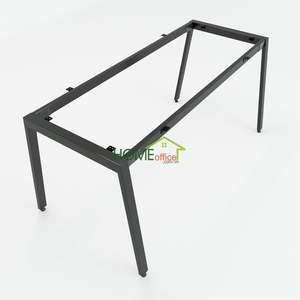Aton Concept 160x80 Assembly Desk Minimalist Luxury Modern Office Furniture Steel and Melamine <b>Computer</b> <b>Table</b> HBAT007 - Product Image 3