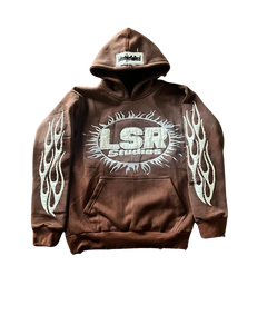 Hecho en fábrica personalizar 100% algodón lavado ácido Denim desgastado bordado Sudadera con capucha invierno Streetwear Sudadera con capucha para Unisex - Product Image 1