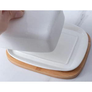 Ustensiles de cuisine classiques pour la maison plat de service butte décor d'hôtel et de restaurant récipient à beurre à prix raisonnable - Product Image 3