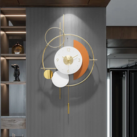 Nouvelle Horloge Murale Métallique Texturée 3D Populaire pour la Maison, le Bureau et la Décoration Intérieure – Art Déco Moderne, Cadeau d'Anniversaire, Artisanat du Ramadan