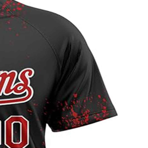 Uniforme Deportivo Personalizado de Alta Calidad 100% Poliéster para Hombre, Transpirable, de Secado Rápido, Ligero, Jersey de Béisbol y Sóftbol, Color Sólido - Product Image 4