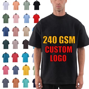 Camisetas recortadas cuadradas personalizadas de alta calidad Cuello alto Algodón pesado Borde de corte de gran tamaño Directo del fabricante - Product Image 1