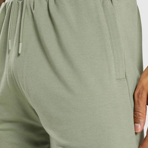 Gran oferta de pantalones de chándal deportivos para hombre, pantalones de chándal de algodón de estilo informal de talla grande personalizados, transpirables, ligeros, teñidos lisos 2026 - Product Image 3