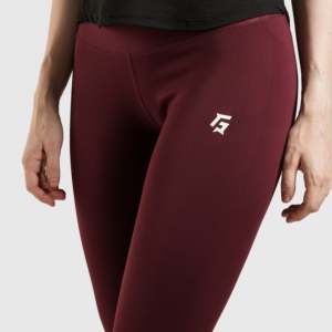 Leggings de course tricotés pour femmes GymArmour couleur bordeaux pour l'entraînement et la salle de sport au Pakistan - Product Image 6