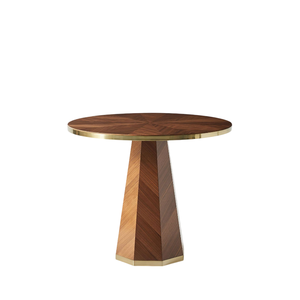 Mesa de Centro Redonda de Roble Macizo Vintage, Material de Madera de Alta Calidad, Mesa Auxiliar, Muebles de Sala de Estar al Por Mayor, Precio Más Bajo - Product Image 5