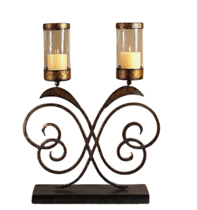 Haute qualité meilleure fabrication bougeoir or Rose fini métal bougeoir votif décoration de la maison accessoires d'éclairage - Product Image 4