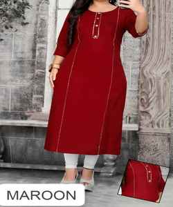 Mujeres indias Nuevo diseñador Colectivo Kurti Precio más bajo Ropa étnica india Ropa - Product Image 4