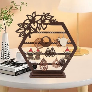 Acrylic Earring Display Stand 2mm-8mm Glossy Finish Custom Size For Studs Hoops Dangle Home Use - Product Image 5