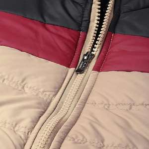 เสื้อพัฟเฟอร์ผู้หญิงปี 2025 สวมใส่สบาย ทันสมัย ซิปหน้า ผ้าไนลอน/โพลีเอสเตอร์ ระบายอากาศได้ดี ทรงโอเวอร์ไซส์ พร้อมดีไซน์แบบมีแผ่นผ้าต่อ - Product Image 4