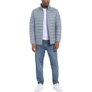 Chaqueta de invierno acolchada de algodón grueso informal formal para hombre con cuello levantado sudaderas con diseño de bloqueo de color juvenil - Product Image 6