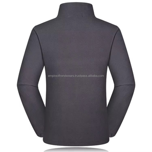Veste polaire à manches longues au design unique pour hommes, vêtement d'extérieur antibactérien léger et chaud, saison d'hiver, avec logo au dos. - Product Image 5