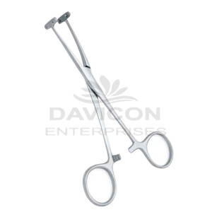 Meilleurs Instruments de chirurgie en plastique acier inoxydable, pince de préhension à rabat de PITANGUY revêtu de différentes couleurs (14CM) pince de lifting - Product Image 2