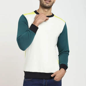 Sudadera de Manga Larga para Hombre, 100% Algodón, Bordada, ODM, para Clima Fresco, Cómoda, Transpirable y con Estilo Casual - Product Image 1