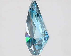 Pear 2.11ct Fancy Vivid <b>Blue</b> VS1 For Jewellery Making Diamond / Loose Diamond - Product Image 2
