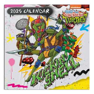 For Teenage Mutant Ninja Turtles 2025 Table <b>Calendar</b> Paper Printing for Office Promotion Photo Frame - Product Image 1
