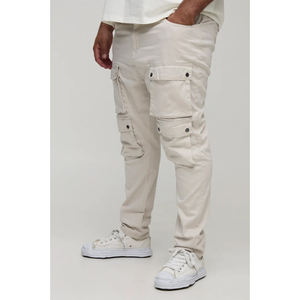 กางเกงคาร์โก้พรีเมี่ยมสำหรับผู้ชายผ้าคุณภาพสูงดีไซน์ทันสมัยมีหลายกระเป๋าใส่สบาย - Product Image 4