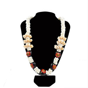 שרשרת ליי מקונכיות הוואי, טבעת ליי מקונכיות ים מונגו, שרשרת ליי לסיום לימודים ותכשיטי חוף - Product Image 1