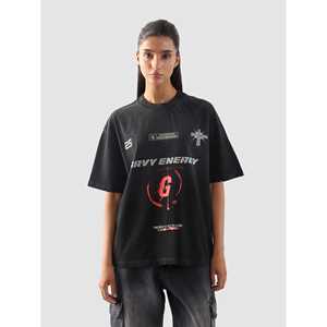 GRVY Jersey 100% Algodón Lavado con Energía, Transpirable, 300gsm, Logotipo Sólido Impreso en Serigrafía - Product Image 5