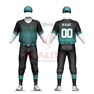 Ensemble maillot et pantalon de baseball sublimés logo personnalisé inclus tissu évacuant l'humidité coutures durables conçues pour le confort - Product Image 4