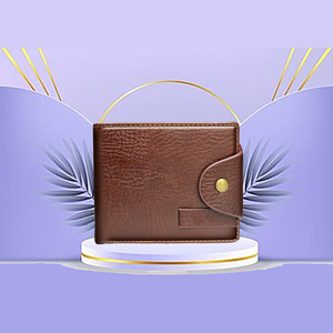 Cartera de cuero plegable RFID de lujo para hombre, diseño minimalista con cierre de cremallera, Mini delgada, completa, gran oferta en línea - Product Image 6