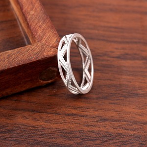 Bague de fiançailles classique en argent sterling 925 pour femmes Boho Eternity Fine Jewelry pour les cadeaux de mariage et d'anniversaire - Product Image 5