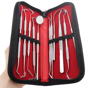 เครื่องมือผ่าตัดสะดือชุดตรวจทางทันตกรรมแบบแมนนวล10ชิ้นได้รับการรับรองจาก CE คลาส I สำหรับการผ่าตัดทันตแพทย์ - Product Image 2