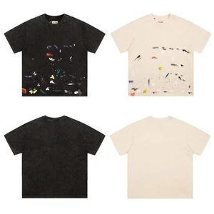 Camisetas de Gran Tamaño para Hombre, Estilo Urbano, 100% Algodón, con Estampado de Colores, Secado Rápido y Transpirables, Venta al Por Mayor - Product Image 2