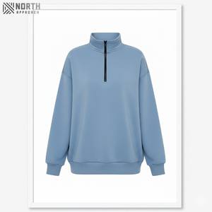 Sweat-shirt pour homme à col rond unique de haute qualité, dernier design, vêtements d'hiver, manches longues, polaire, anti-froissement, service personnalisé OEM - Product Image 5