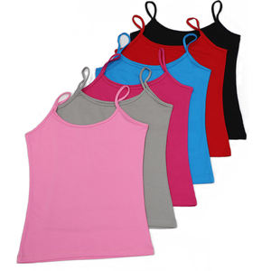 Venta al por mayor de camisetas sin mangas de las mujeres personalizadas de algodón Casual Tops de verano para damas OEM/ODM Fábrica de tallas grandes disponibles - Product Image 1