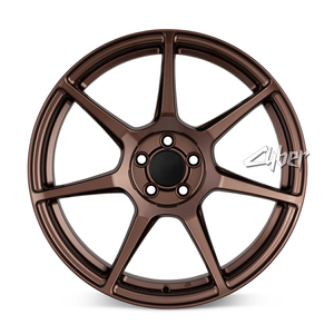Nuovi Cerchi in Lega Forgiati Alluminio a 7 Razze con Finiture Rame, <span class=keywords><strong>Grigio</strong></span> Tempesta, Gunmetal per ENKEI TFR BMW Toyota - Product Image 6