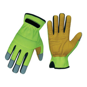 Gants de sécurité industrielle en cuir Gants de sécurité au travail en nitrile Fonction Anti-impact Anti-coupure - Product Image 1