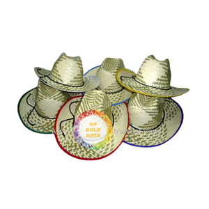 Chapeau de paille traditionnel mexicain conçu au Vietnam Beau chapeau de paille pour les célébrations et la décoration - Product Image 3