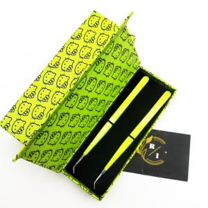 แหนบต่อขนตาสเตนเลสป้องกันไฟฟ้าสถิตย์ความแม่นยำแยกปลายแหลมติดโลโก้ตามสั่งฉลากส่วนตัวเป็นมิตรกับสิ่งแวดล้อม - Product Image 6