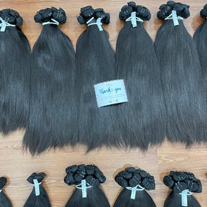 ¡ALTA CALIDAD SUPERIOR! 100% Extensiones de cabello humano de trama vietnamita Extensiones de cabello de trama recta natural de doble estiramiento de cabello crudo - Product Image 5