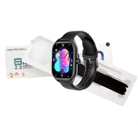Reloj Inteligente T900 Pro Max L 2024 Económico, Pantalla TFT de 2.3 Pulgadas, Brújula, Monitor de Ritmo Cardíaco, Presión Arterial, Resistente al Agua IP67, Deportivo