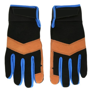 Gants de travail en cuir de grande taille de la plus haute qualité, vente à chaud de votre propre logo Design Gants de travail élégants en cuir à doigts complets - Product Image 4