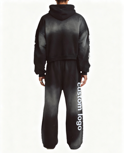 Sweat à capuche zippé pour homme, coupe classique, léger, respirant, coupe-vent, en polaire, sur mesure, streetwear, OEM - Product Image 2