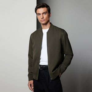 Streetwear bas prix coupe-vent polyester classement hommes bombardiers hommes fermeture éclair décontracté bombardier collège vestes - Product Image 1