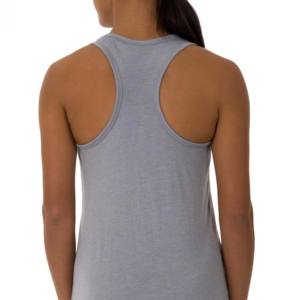 Femmes grande taille Fitness entraînement débardeurs gris Gym Design respirant coton/bambou Fiber Jersey pour été course Singlet pour - Product Image 3