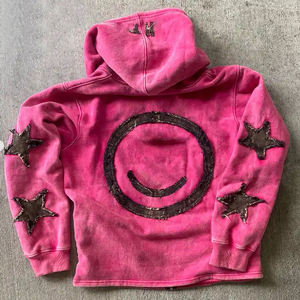 Meilleur fournisseur dernier style confortable fabriqué à la main en différentes couleurs nouveau design femmes portent des sweats à capuche délavés à l'acide - Product Image 6