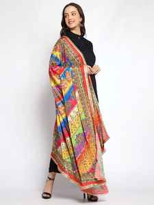 <b>Indian</b> Traditional Banarasi Dupatta for Women Trendy Ethnic Wear <b>Shawl</b> for Casual Dresses Fashionable Ethnic Scarves & <b>Shawls</b> - Product Image 3