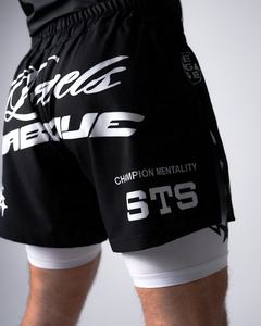 Pantalones Cortos de Boxeo y MMA con Estampado por Transferencia de Calor Personalizados, Diseño Nuevo, Estampado de Leopardo, Unisex, Ligeros, Elásticos y Transpirables - Product Image 3