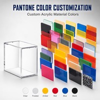 Boîte de rangement en acrylique personnalisée en gros pour cartes, petite boîte de rangement pour cartes à collectionner avec couvercle magnétique