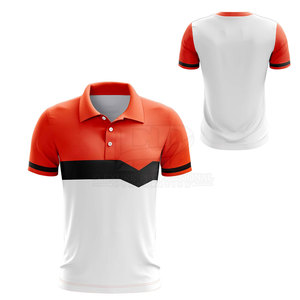 Polo en coton respirant pour homme, brodé, tendance, pour le bureau et les occasions décontractées, tenue estivale tendance - Product Image 3