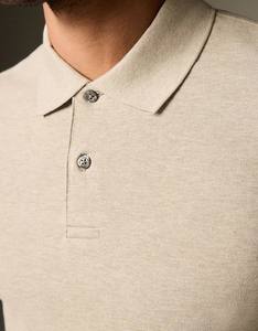 เสื้อโปโลสำหรับเล่นกอล์ฟของผู้ชายเสื้อเล่นกอล์ฟแบบกระดุมสองเม็ดระบายอากาศได้ดีสี marl กลางๆใส่สบาย - Product Image 5