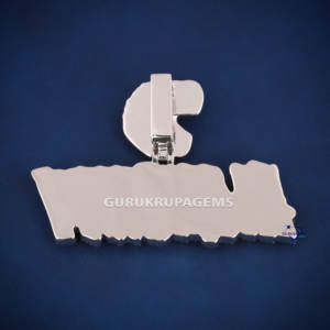 สร้อยคอเพชรโมอิสสีเงินสเตอร์ลิง925ใสแบบมี VS1ฮิปฮอปออกแบบได้ตามต้องการ - Product Image 6